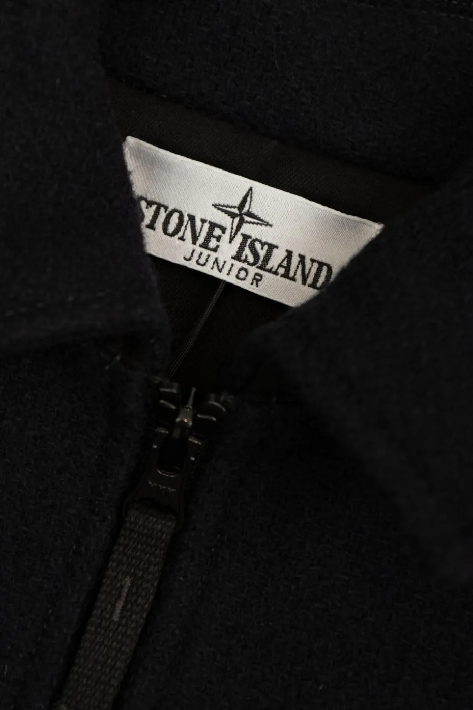 Stone Island Junior CZARNY Kurtka z logo