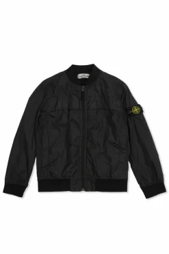 Stone Island Junior CZARNY Kurtka typu `bomber`