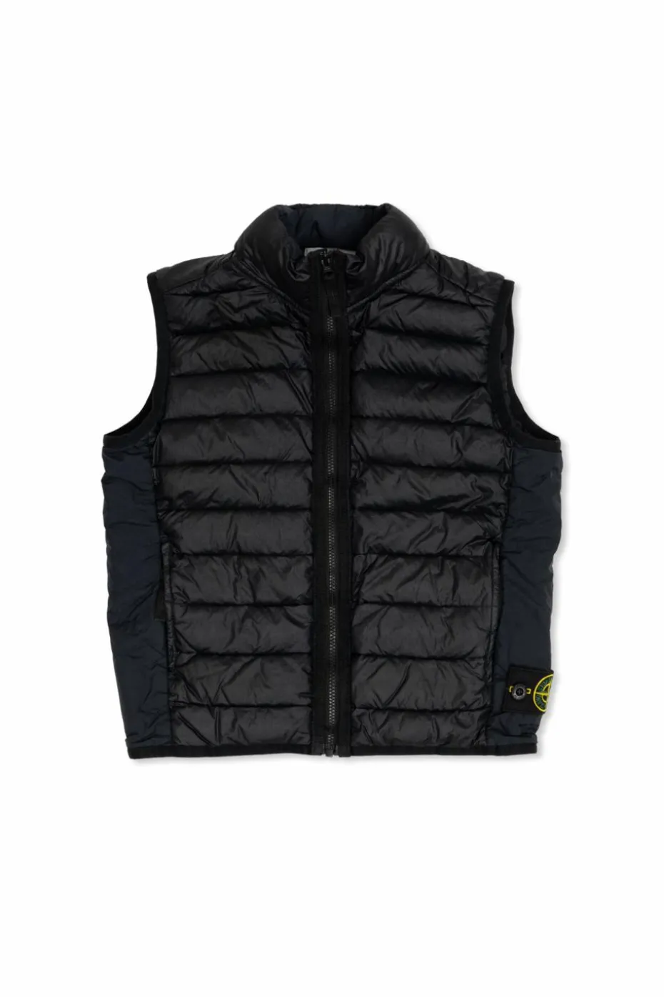 Stone Island Junior CZARNY Kamizelka puchowa