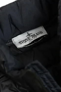 Stone Island Junior CZARNY Kamizelka puchowa