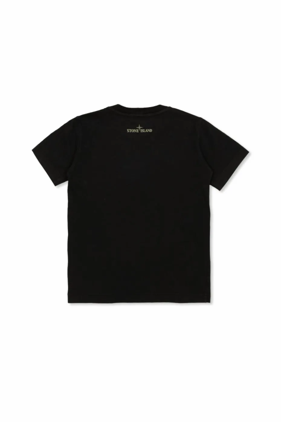 Stone Island Junior CZARNY T-shirt z logo
