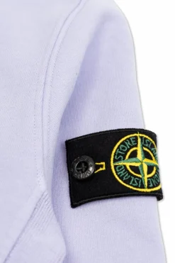 Stone Island Junior FIOLETOWY Bluza z logo