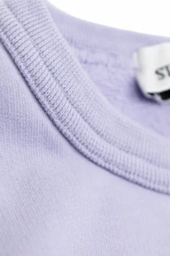 Stone Island Junior FIOLETOWY Bluza z logo