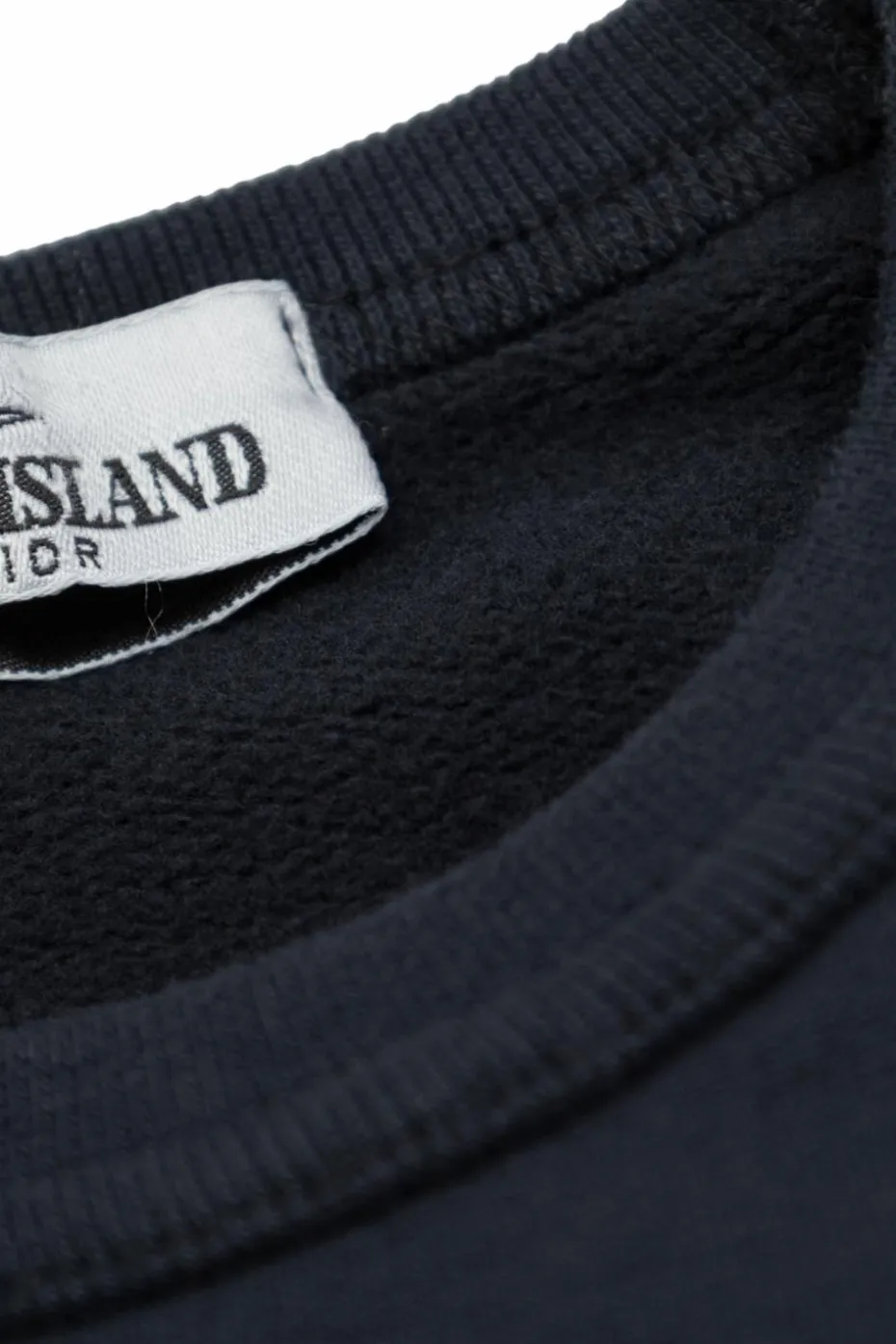 Stone Island Junior GRANATOWY Bluza z logo