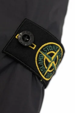 Stone Island Junior GRANATOWY Ocieplana kurtka