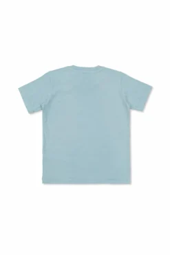 Stone Island Junior jasnoniebieski T-shirt z logo