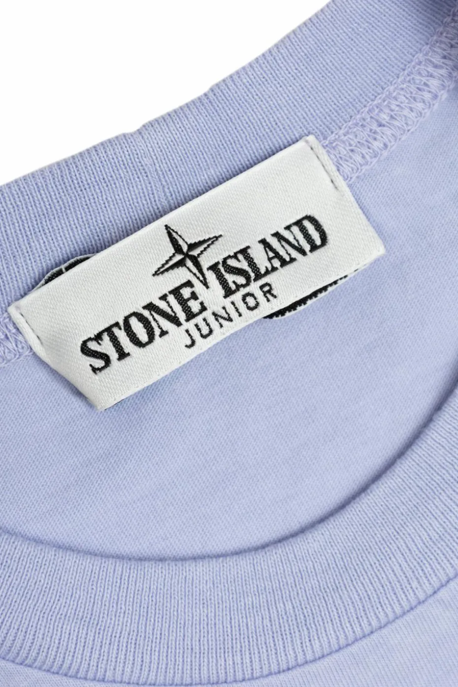 Stone Island Junior NIEBIESKI T-shirt z logo