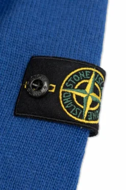 Stone Island Junior NIEBIESKI Sweter z logo