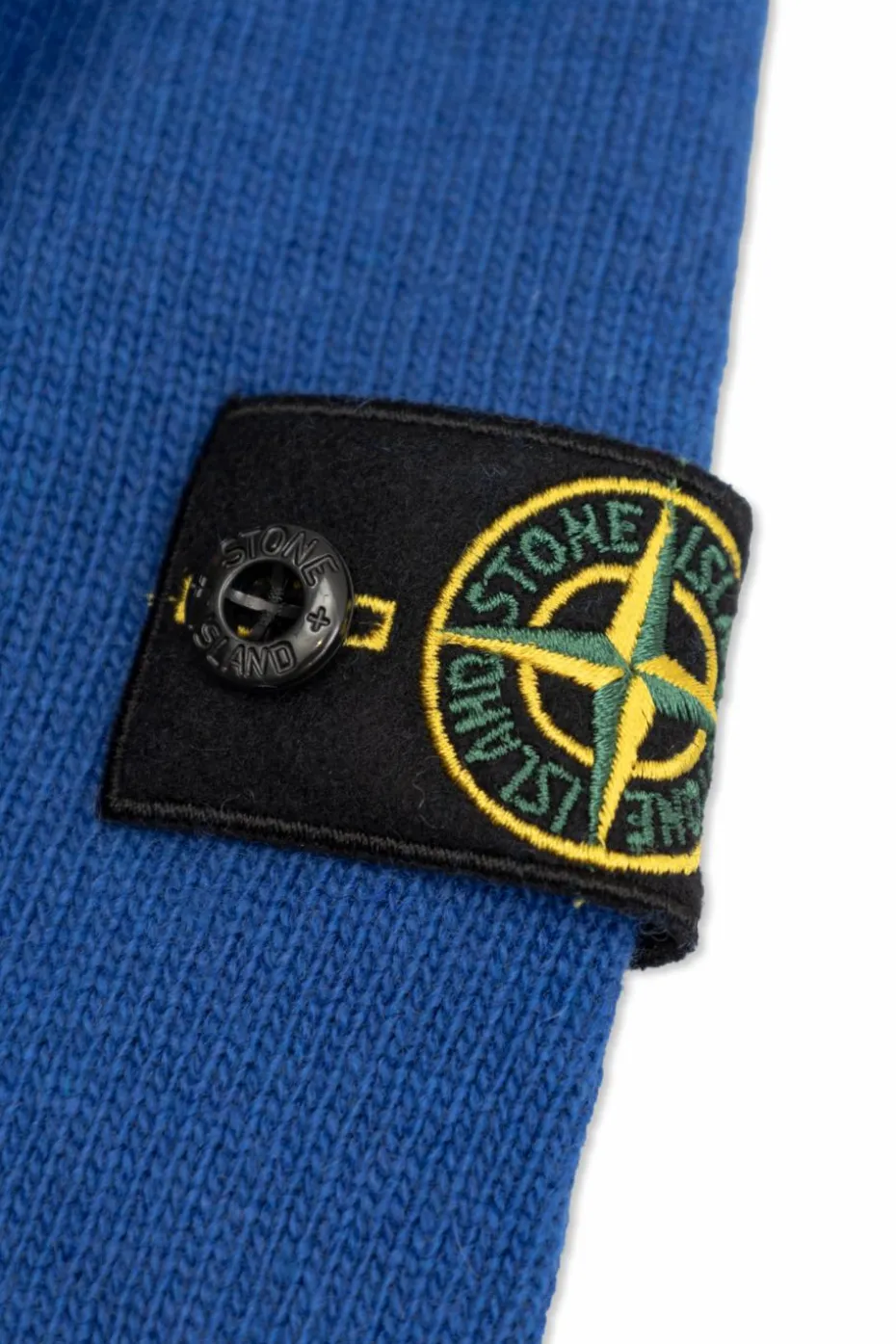 Stone Island Junior NIEBIESKI Sweter z logo