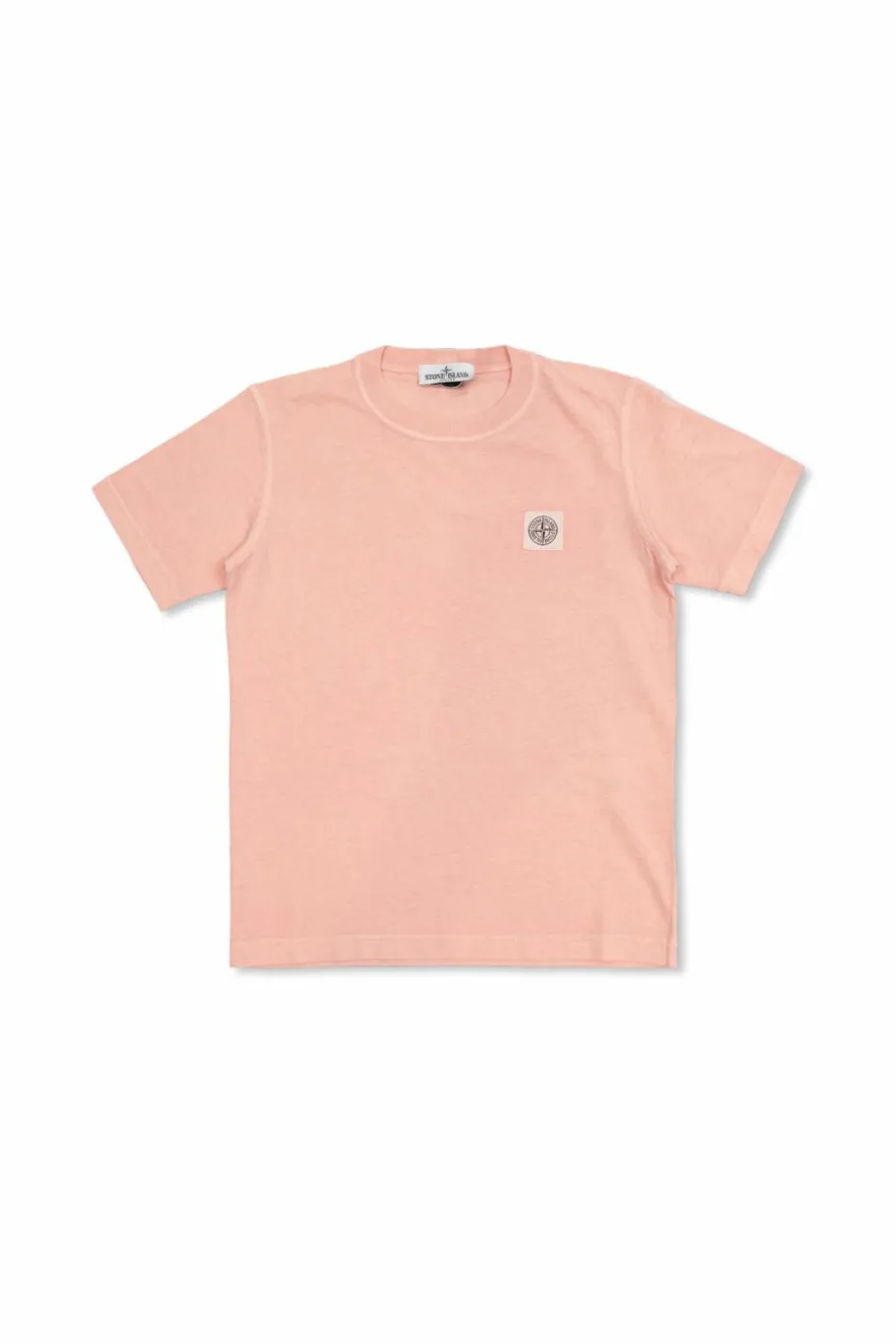 Stone Island Junior RÓŻOWY T-shirt z logo