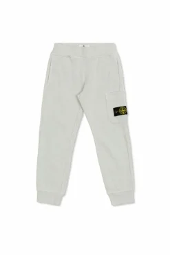 Stone Island Junior SZARY Spodnie z logo