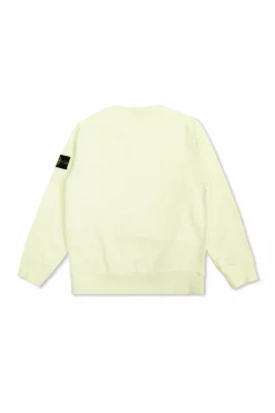 Stone Island Junior ŻÓŁTY Bluza z naszywką z logo