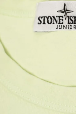 Stone Island Junior ŻÓŁTY Bluza z naszywką z logo