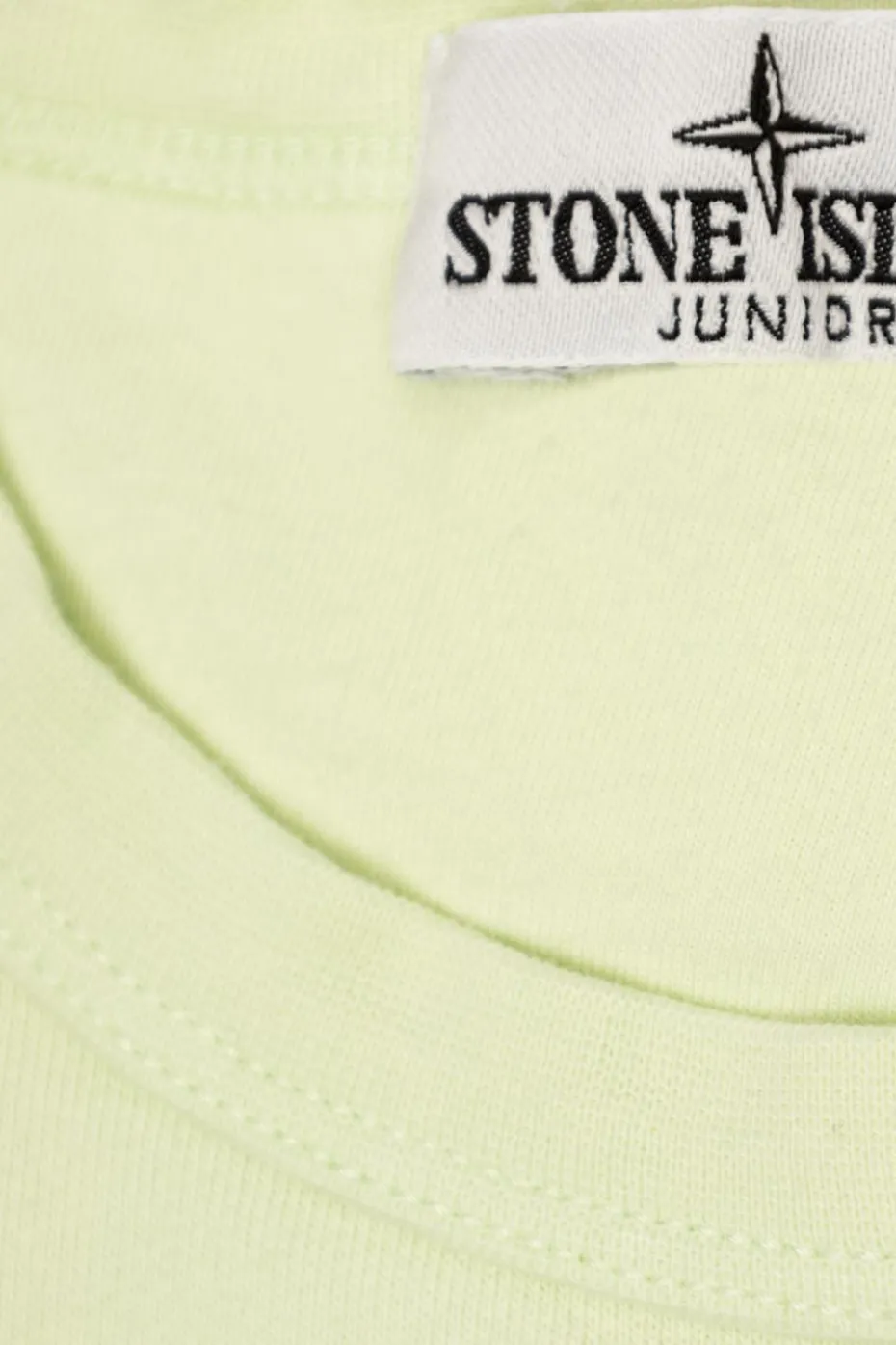 Stone Island Junior ŻÓŁTY Bluza z naszywką z logo