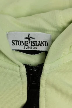 Stone Island Junior ZIELONY Bluza z kapturem