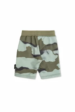 Stone Island Junior ZIELONY Szorty ze wzorem