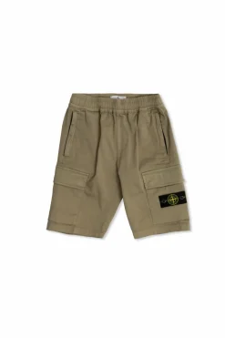 Stone Island Junior ZIELONY Szorty typu `cargo`