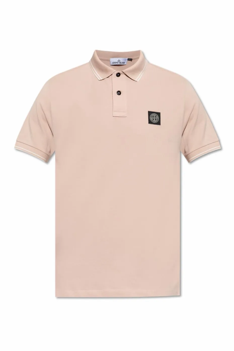 Stone Island RÓŻOWY Polo z logo
