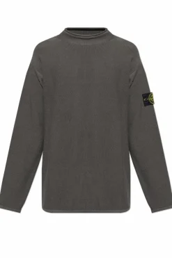Stone Island SZARY Bluza z logo