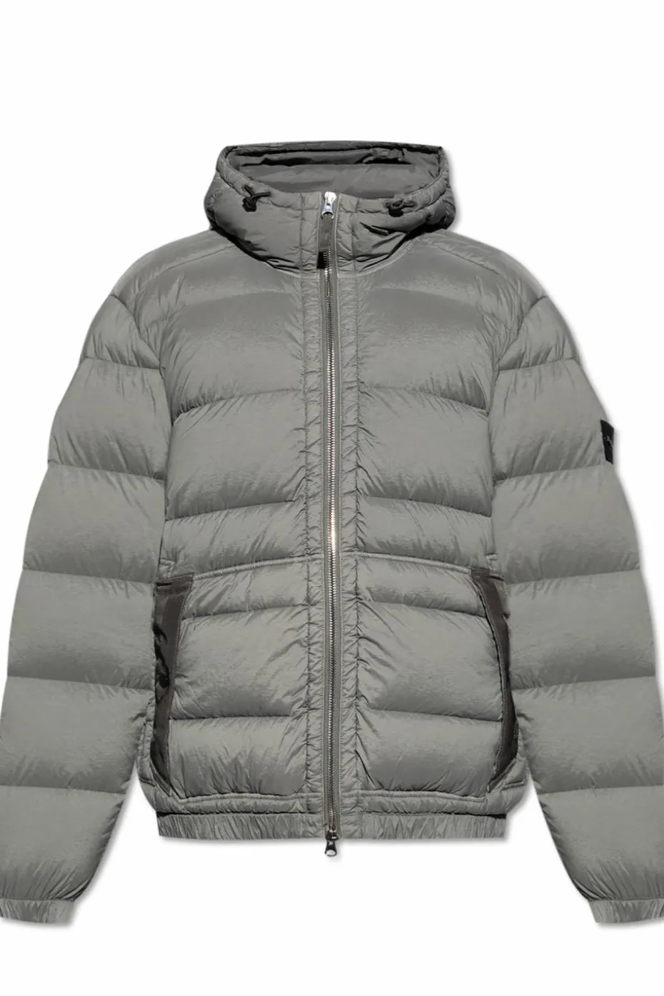 Stone Island SZARY Kurtka puchowa `Seamless Tunnel`