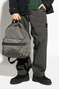 Stone Island SZARY Plecak z logo