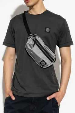 Stone Island SZARY Torba na pas