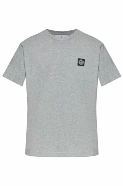 Stone Island SZARY T-shirt z logo