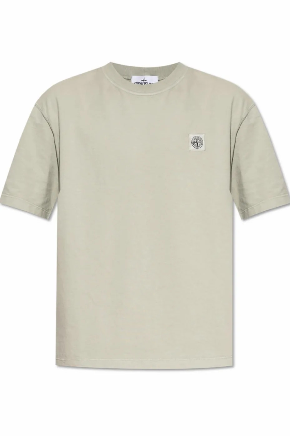 Stone Island SZARY T-shirt z logo