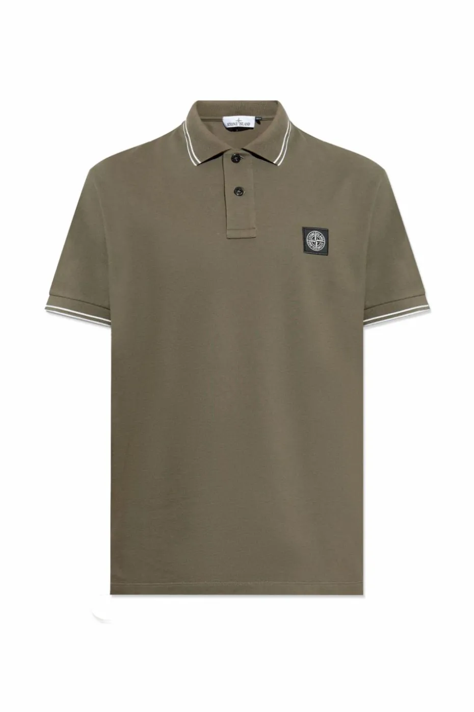 Stone Island ZIELONY Bawełniane polo