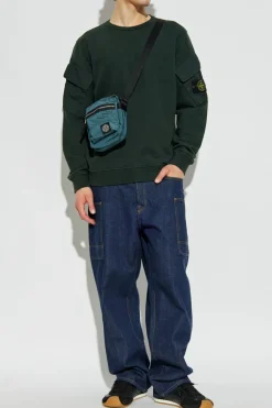 Stone Island ZIELONY Bluza z logo