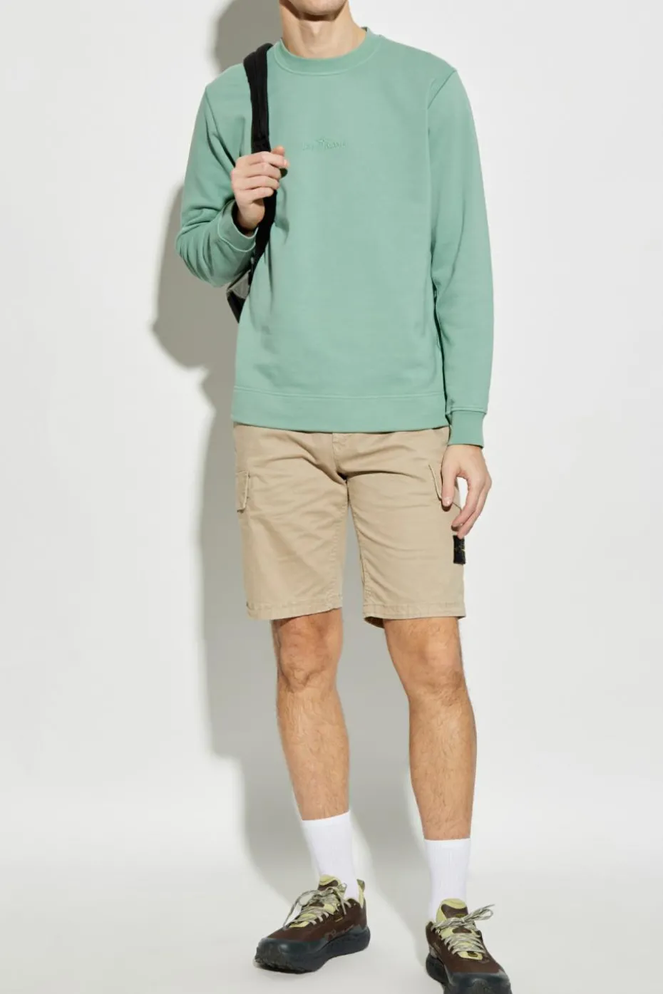 Stone Island ZIELONY Bluza z logo
