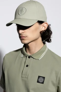 Stone Island ZIELONY Czapka z daszkiem