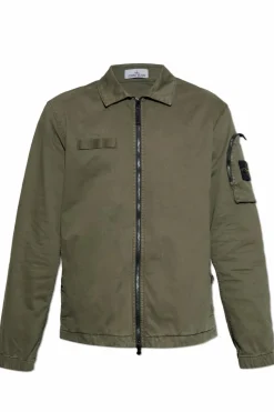 Stone Island ZIELONY Koszula z logo