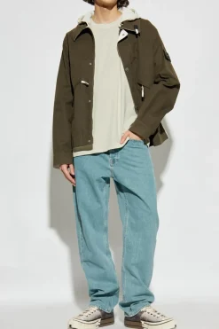 Stone Island ZIELONY Kurtka `Tela Resinata`