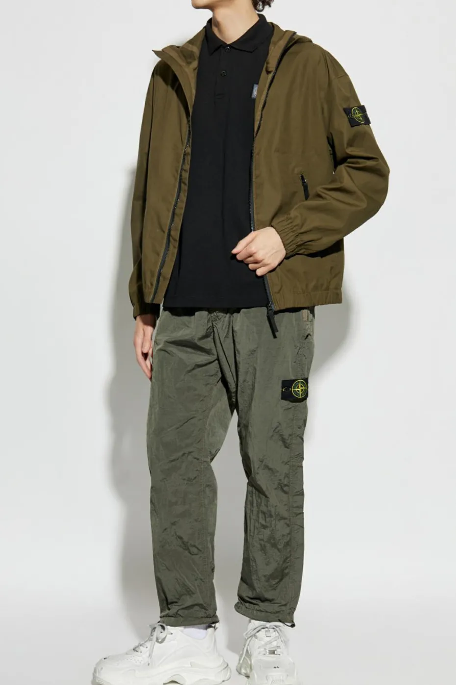 Stone Island ZIELONY Kurtka z logo