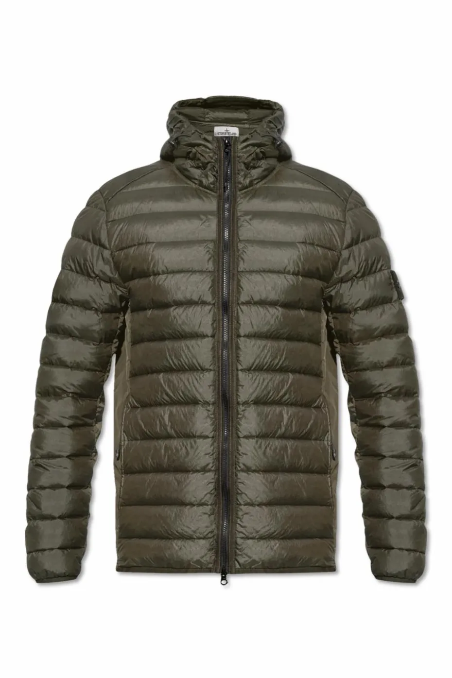 Stone Island ZIELONY Kurtka puchowa `Loom Woven Chambers Nylon Down-Tc`