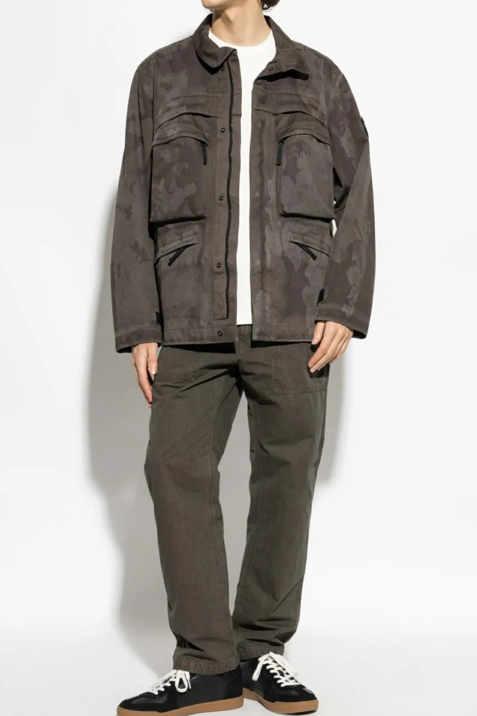 Stone Island ZIELONY Spodnie z logo