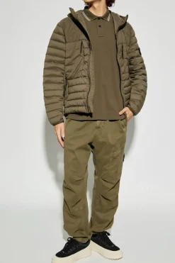Stone Island ZIELONY Spodnie z logo