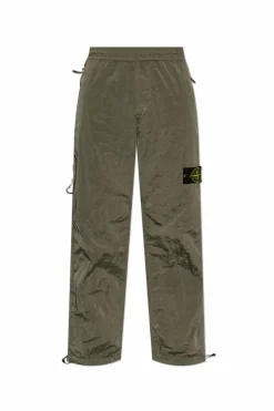 Stone Island ZIELONY Spodnie z logo