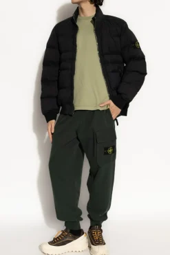 Stone Island ZIELONY T-shirt z logo
