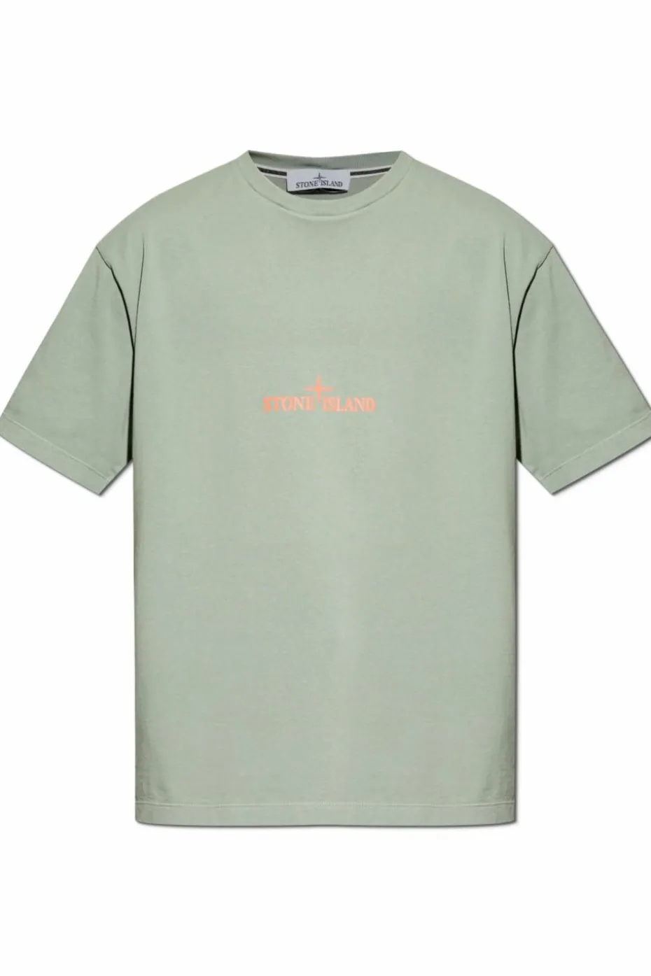 Stone Island ZIELONY T-shirt z nadrukiem