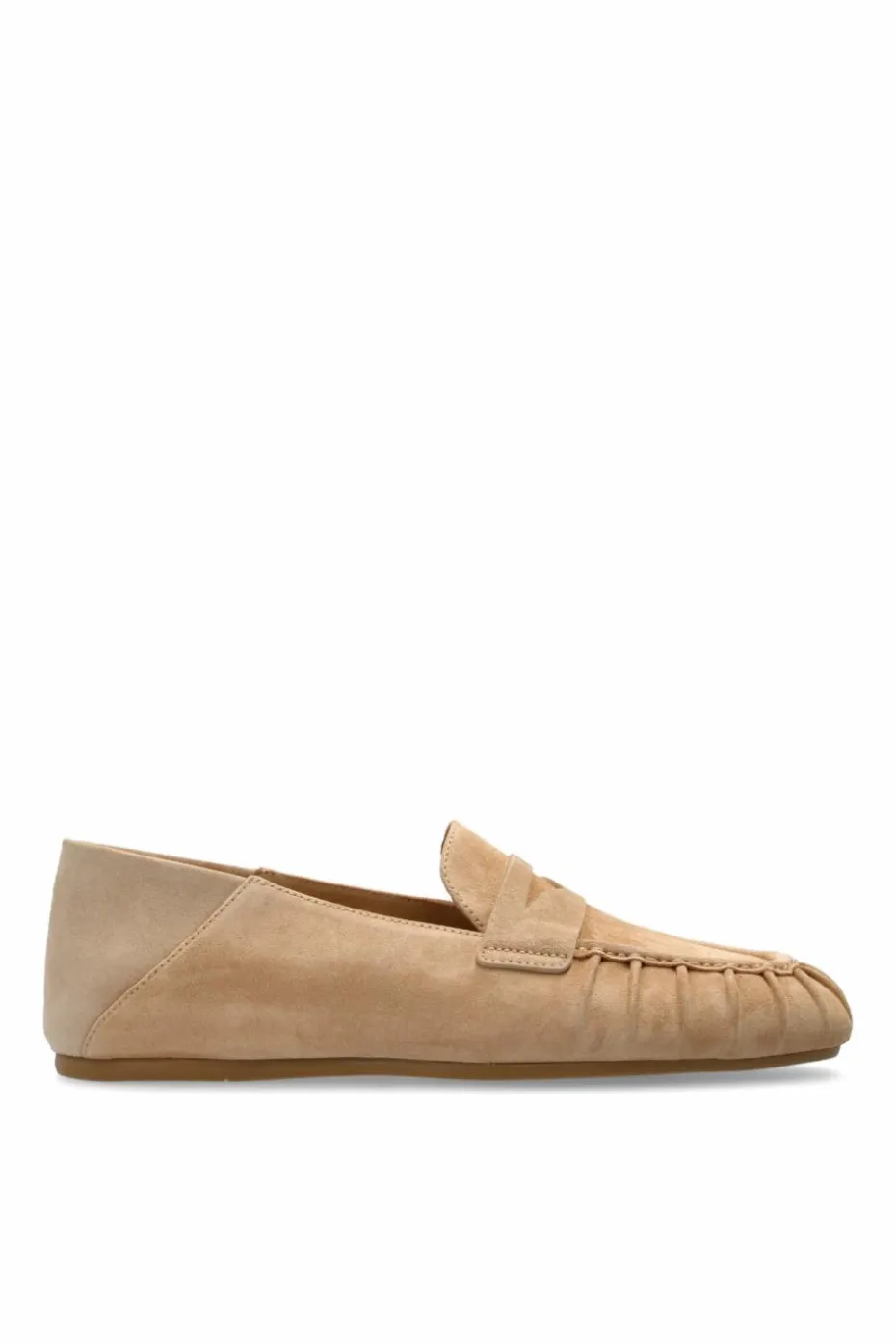 Stuart Weitzman beżowy Loafersy `Brooks`