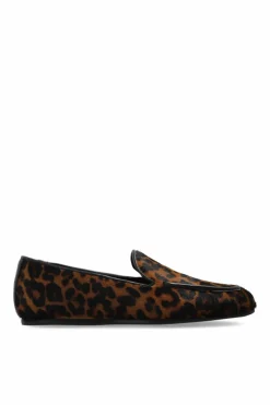 Stuart Weitzman BRĄZOWY Buty `Lee` typu `loafers`