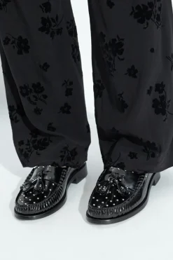 Stuart Weitzman CZARNY Buty `Lottie` typu `loafers`