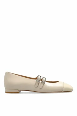 Stuart Weitzman kremowy Baleriny `Celeste`