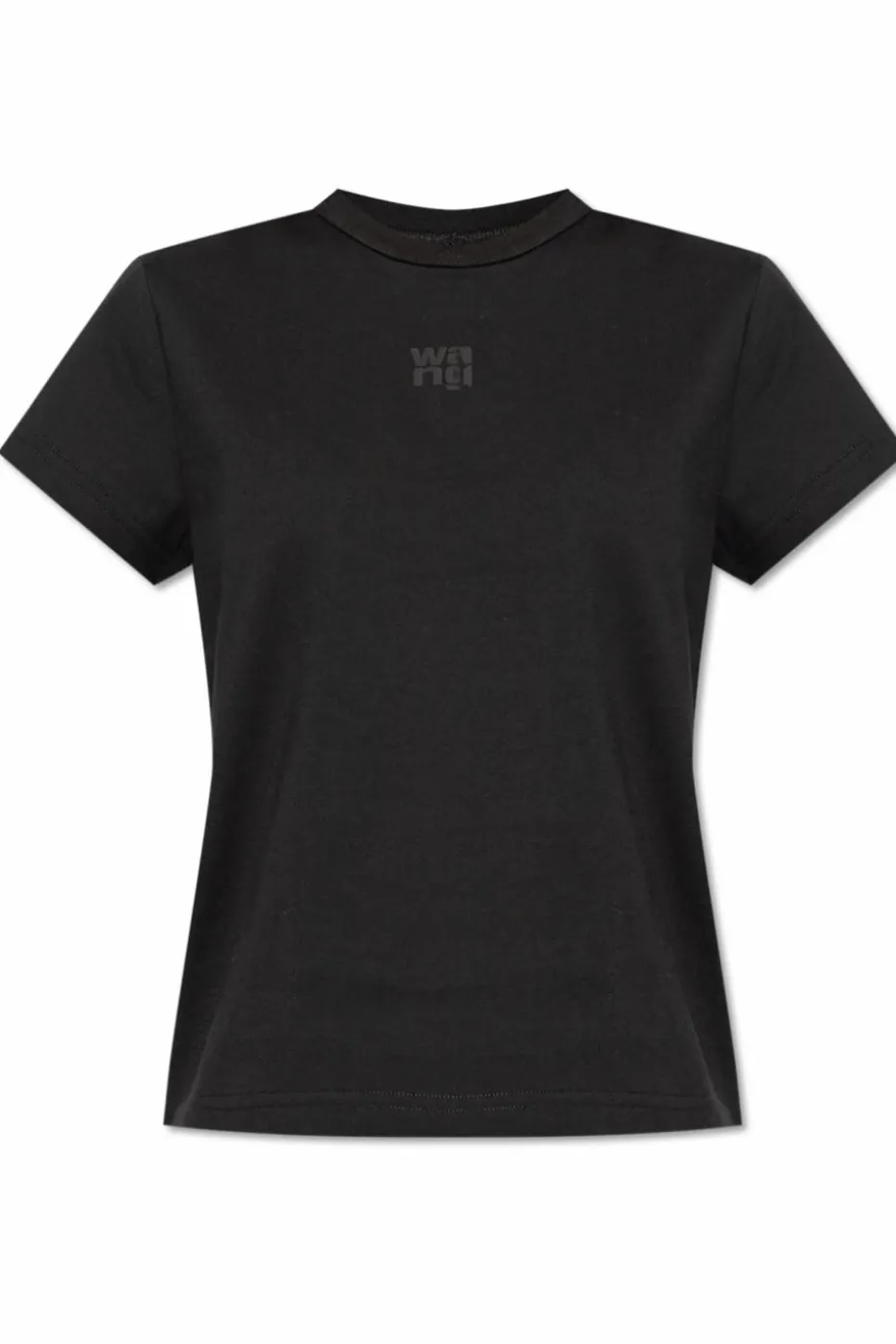 T by Alexander Wang CZARNY T-shirt z logo