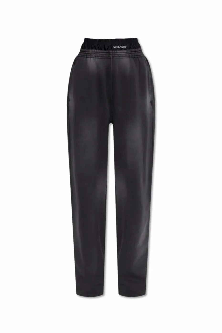 T by Alexander Wang CZARNY Spodnie dresowe