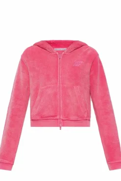 T by Alexander Wang RÓŻOWY Bluza z kapturem