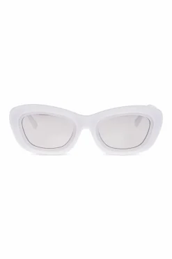The Attico BIAŁY Okulary przeciwsłoneczne