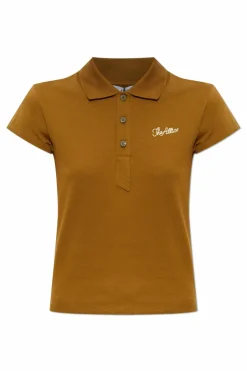 The Attico BRĄZOWY Polo z logo